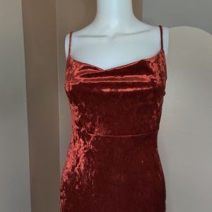 Charlotte Russe Velvet Dress Size Small